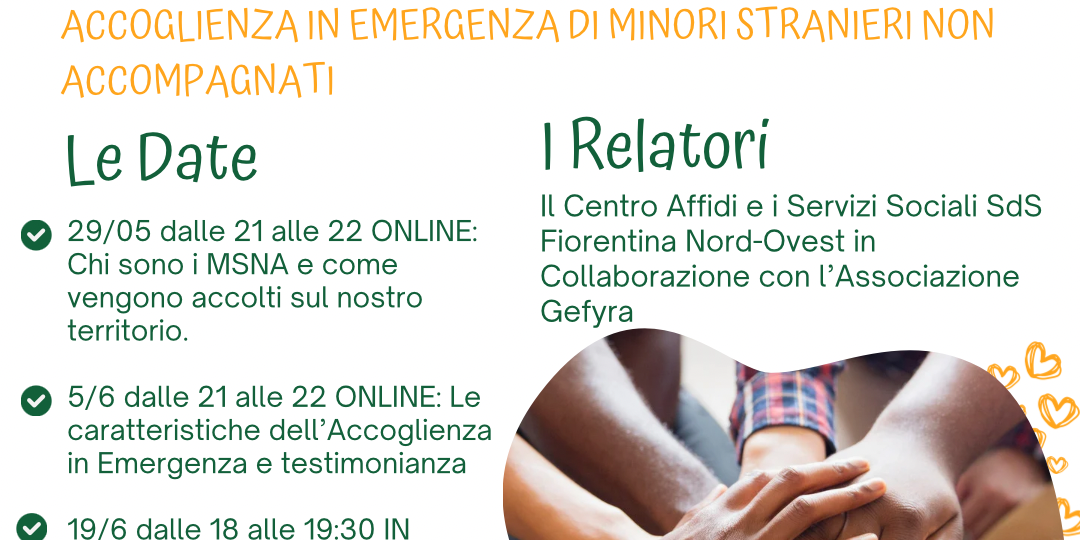 corso informativo per accoglienza minori stranieri non accompagnati